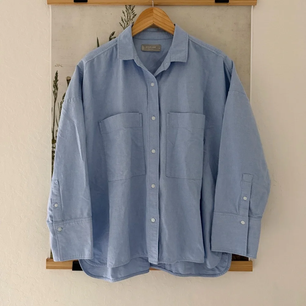 Light Blue Button-Up Shirt - Picture 3 of 6